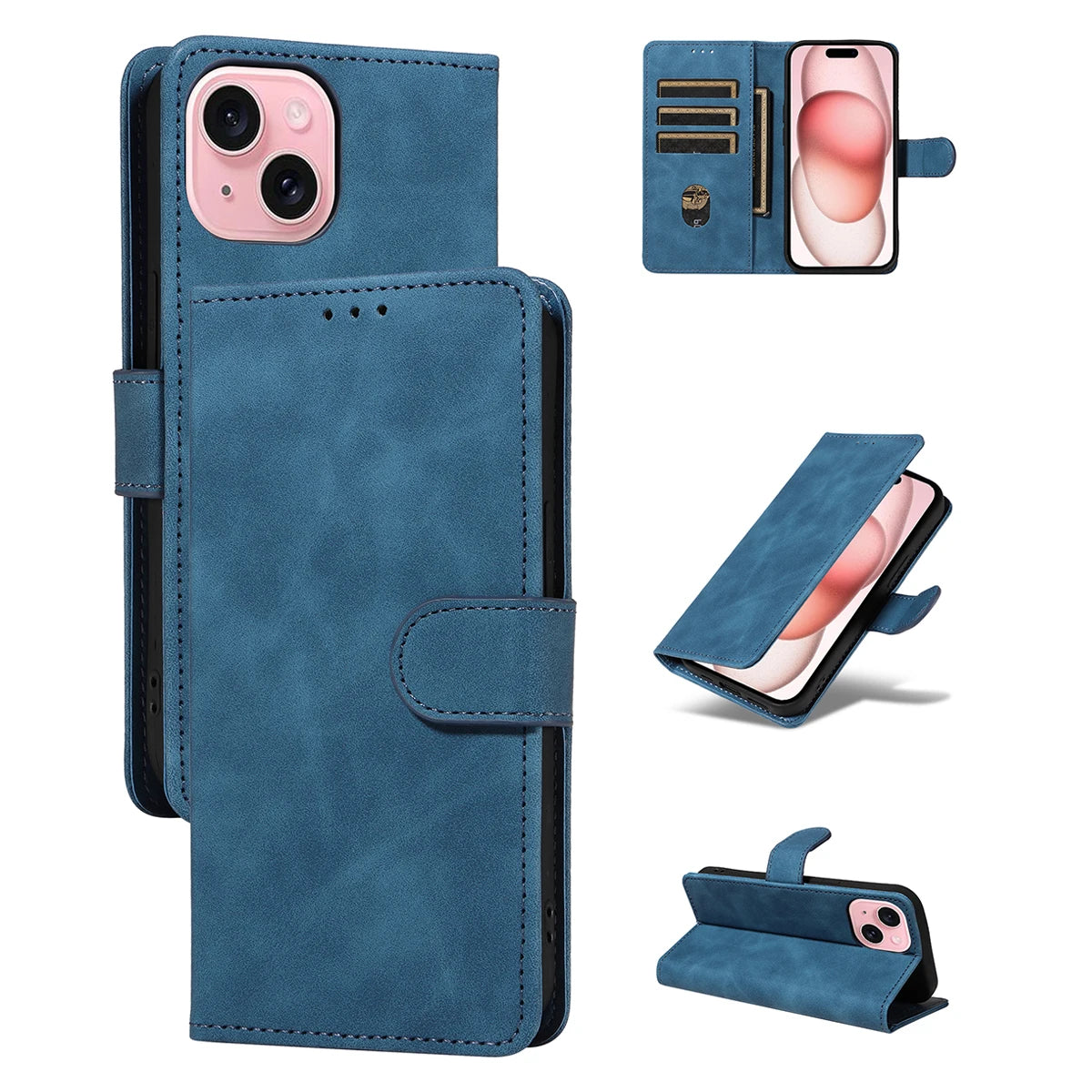Business Faux Leather Phone Case for Samsung Galaxy A35 5G A15 A55 5G