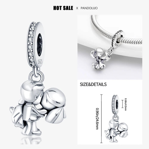 Sterling Silver 925 Devil Eye Charm Owl Miracle Beads Suitable for