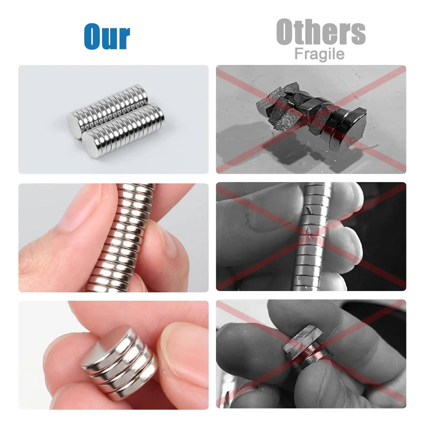 Super Strong Neodymium Disc Magnets Powerful Rare Earth Magnets for
