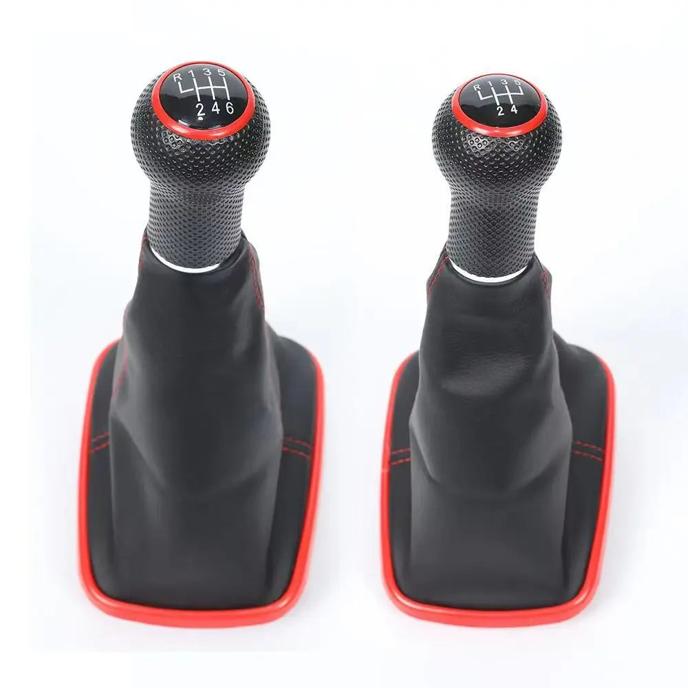 New Car 5/6 Speed 12mm Gear Shift Knob Lever Shifter Gaiter Boot for