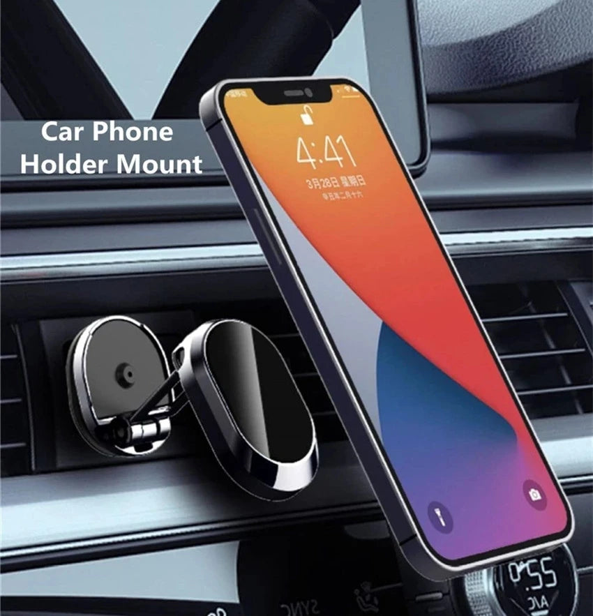 Magnetic Car Phone Holder Mount Magnet Smartphone Mobile Stand Cell