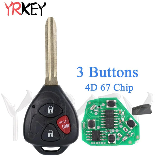 Car Remote Key For Toyota Camry Corolla Yaris RAV4 Venza Avalon Matrix