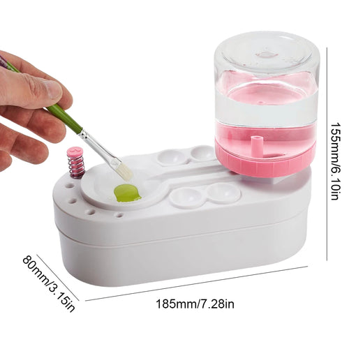Paint Brush Washer with Drain Button Paint Brush Clean Device