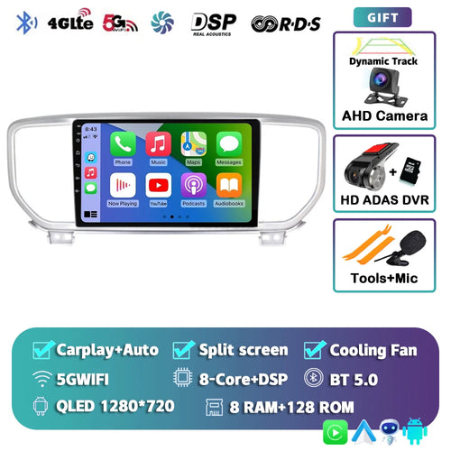 Android 14 Car Multimedia Radio For KIA Sportage 4 2016 2017 2018 2019