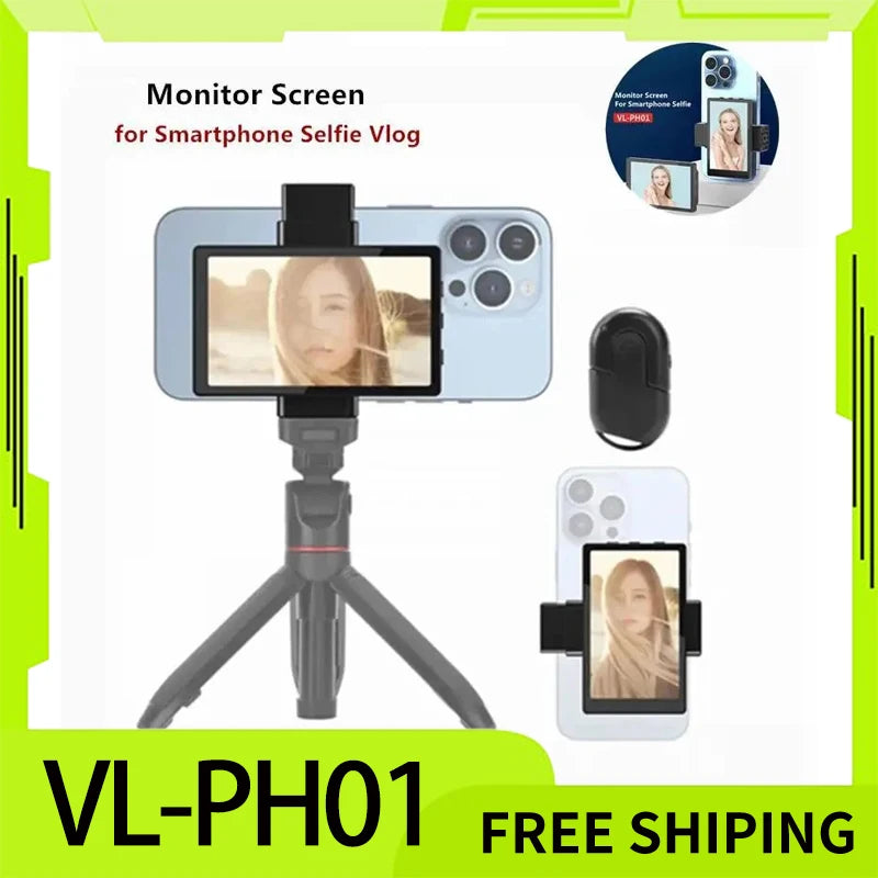 Kingma Smartphone Vlog Selfie Monitor Screen Magnetic Using Phone Rear