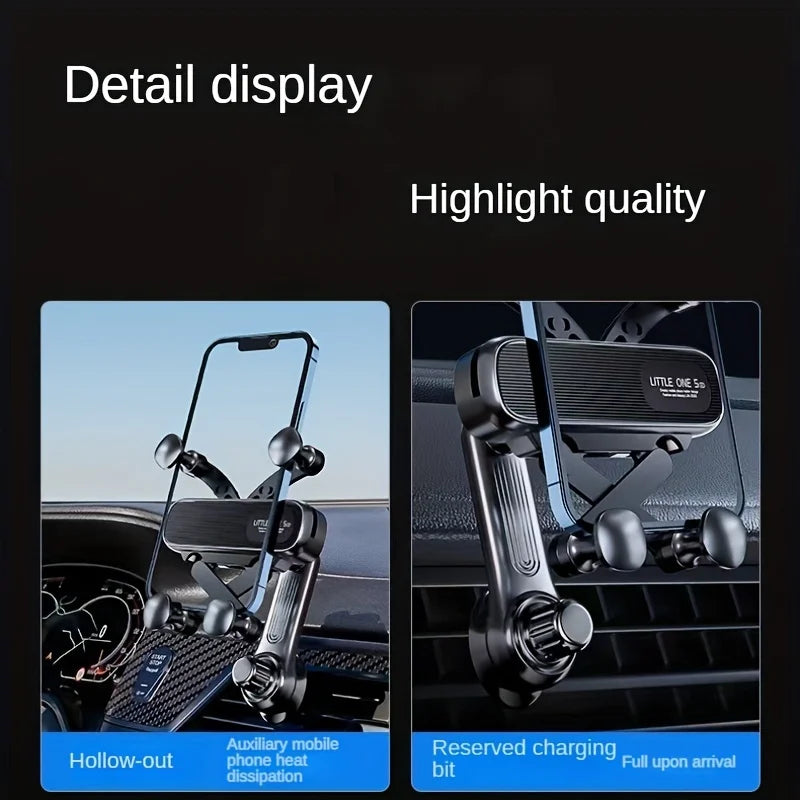 Car Mobile Phone Bracket 360° Rotatable Car Vent Phone Mount - Easily