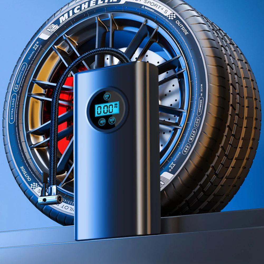 Electric Air Compressor Rechargeable High Precision Car Tyre Inflator