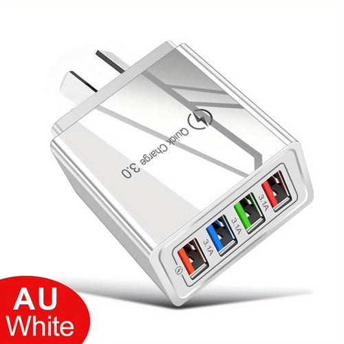 EU US Plug 3A USB Charger Multi Port 4 USB Quick Charge 3.0 For Phone