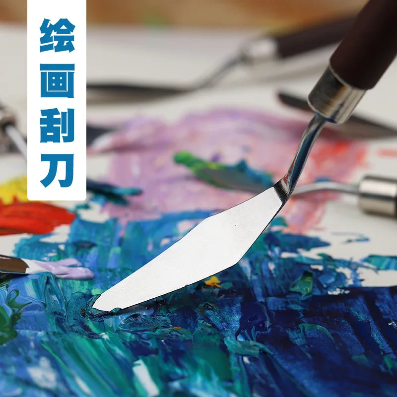 1/3/5/7Pcs/Set Stainless Steel Oil Painting Knife Artist Spatula Art