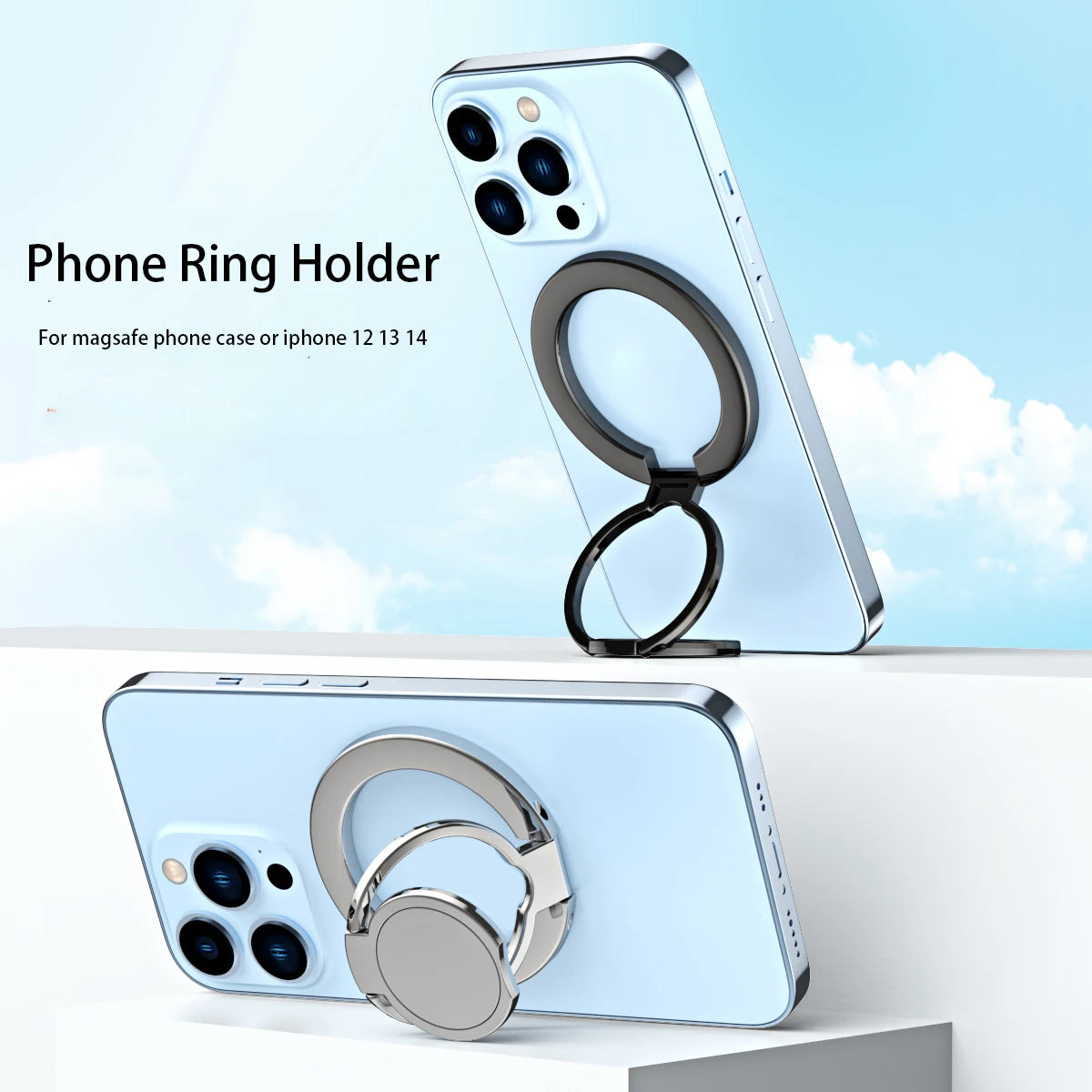 Strong Magnetic Mobile Phone Finger Ring Holder for MagSafe