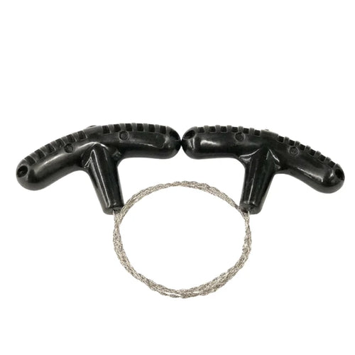Portable Stainless Steel Wire Saw with Finger Handle Outdoor Camping