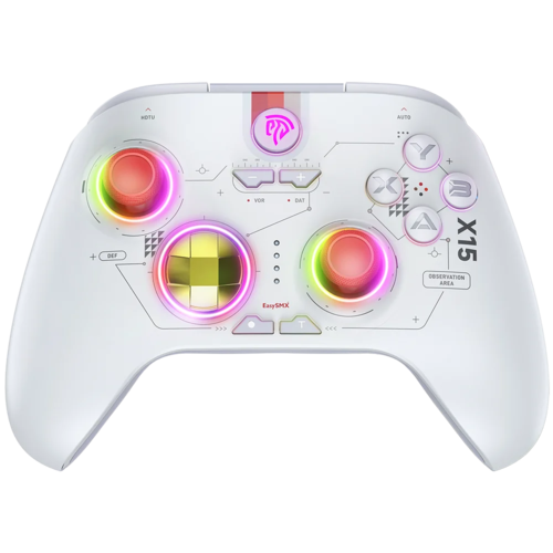 EasySMX X15 RGB Wireless Gamepad, Bluetooth Gaming Controller