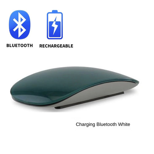 Bluetooth Wireless Mouse Silent Rechargeable Laser Computer Mouse Slim