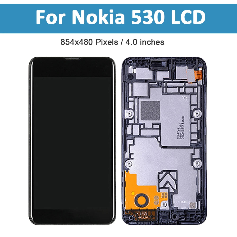 4.0" Original For Nokia Lumia 530 LCD Touch Screen Digitizer Assembly