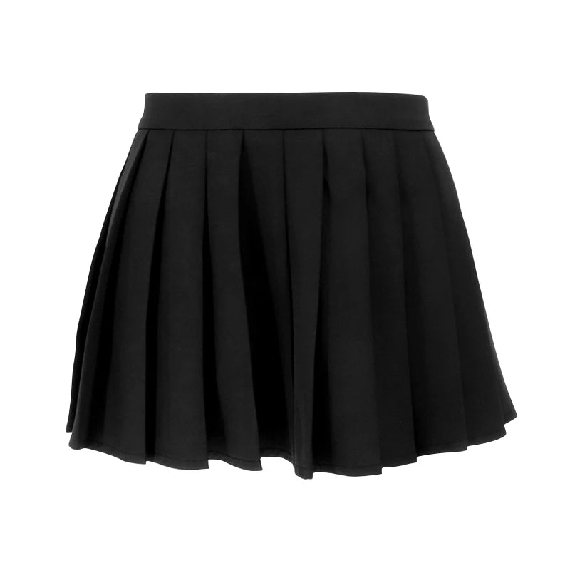 Sexy Mini Skirt Women New Summer Black Fashion Zipper Partywear Casual