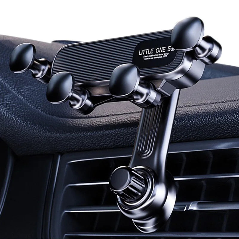 LEIBOO Gravity Car Phone Holder Air Vent Telescopic Car Phone Mount