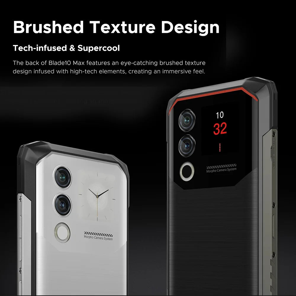 Global Version DOOGEE Blade10 Max Rugged Phone 8GB +256GB 6.56"