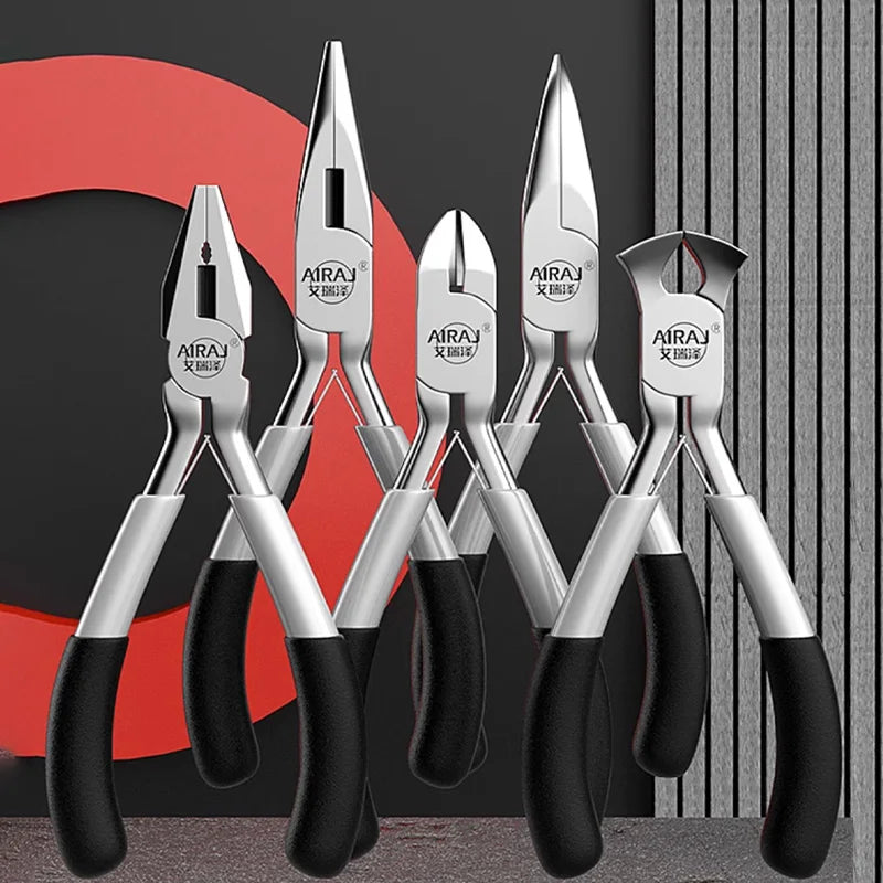 AIRAJ 5 Inch Mini Multifunction Pliers DIY Diagonal Side Cutting Cable