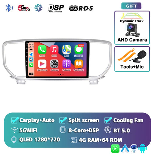 Android 14 Car Multimedia Radio For KIA Sportage 4 2016 2017 2018 2019