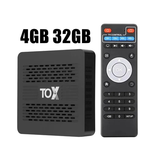 Woopker TV box TOX4 Android 13 4GB RAM 32GB ROM RK3528 Dual Band Wifi