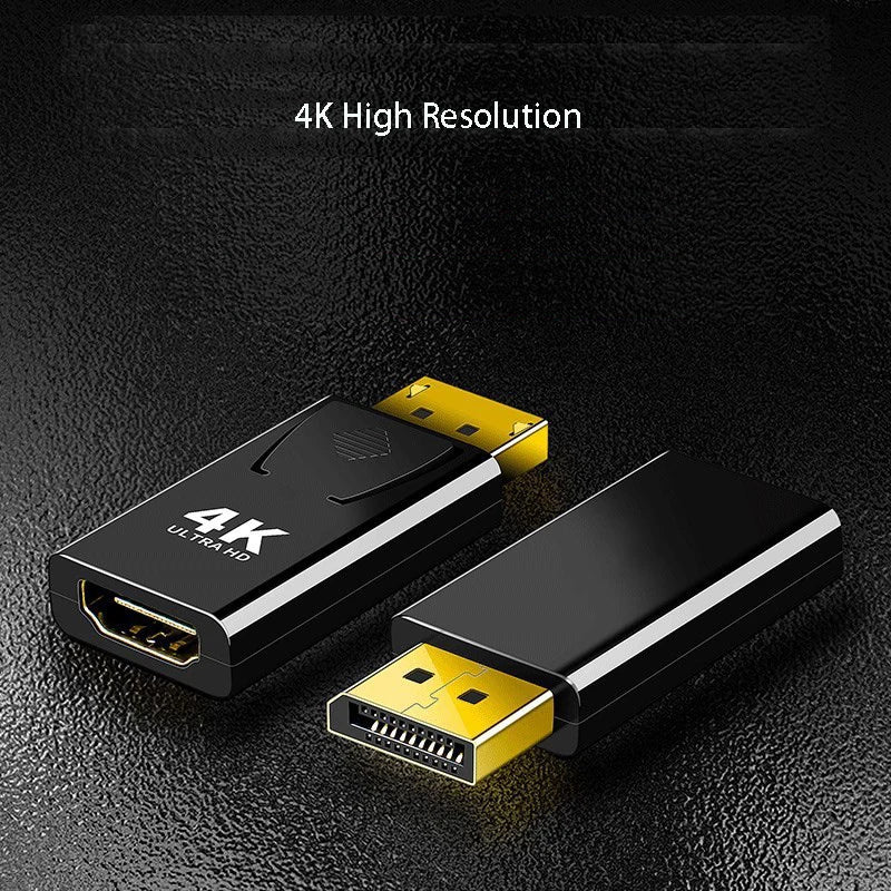 4K DP to HDMI-compatible Converter Displayport to 1080P HDTV Computer