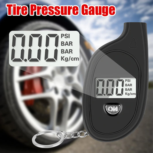 Car Tire Air Pressure Tester Meter Tire Gauge Digital LCD Display Auto