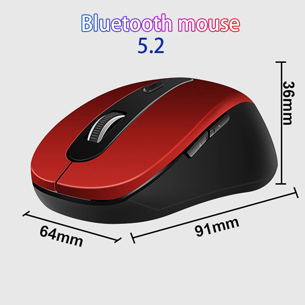 Wireless Mouse Mini Optical Computer Cute 6D Mause 1600 DPI  Portable