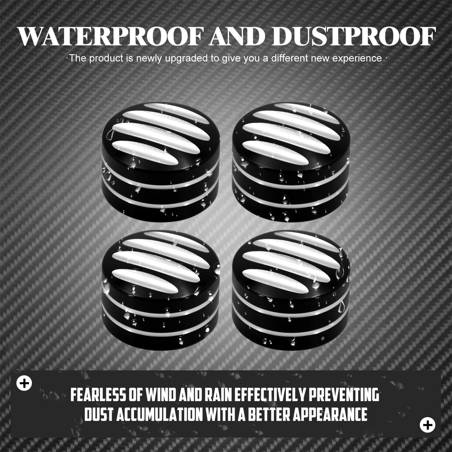 Motorcycle Head Bolts Caps 4pcs Spark Plug Cover Engine Screws Nut For