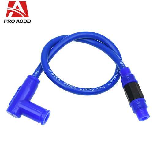 Universal Motorcycle Ignition Coil Spark Plug Iridium Power Cable For
