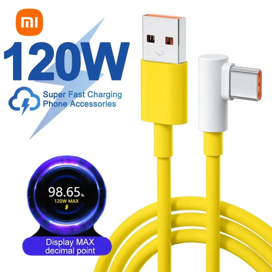 Original 120W 6A USB Super Fast Charger For Xiaomi Mi 12 11 Type C