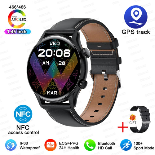 For XIAOMI HD Bluetooth Call Watch 2024 ECG Smart Watch Women AMOLED