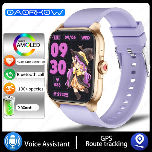 2024 Smart Watch For Women Full Touch Screen Bluetooth Call Waterproof