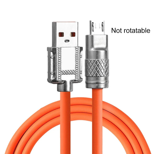 Micro USB Cable Android Phone Charger Silicone Charging Cord for