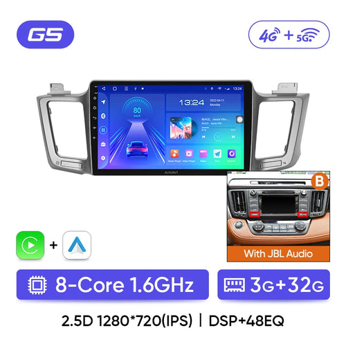 Ainavi Car radio For Toyota RAV4 RAV 4 XA40 2012-2019 Carplay Android