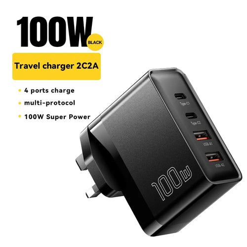 Essager 100W GaN USB Type C Caricabatterie PD QC Quick Charge 4.0 3.0