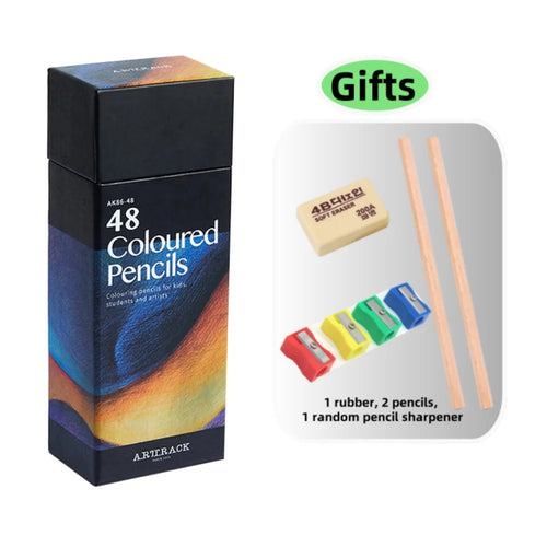 12/24/36/48/72 Colors Pencils Set Oil for Drawing Sketch DIY Gifts