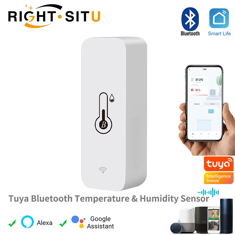Tuya Smart Temperature Humidity Sensor Mini 2024 New Upgrade