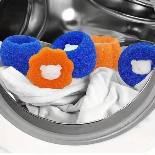 Washing Machine Bear Cleaning BallsPet Hair Remover Reusable Ball