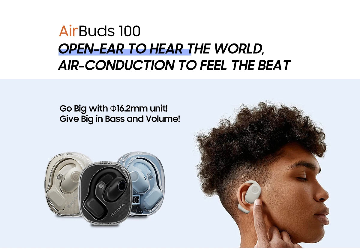 Blackview Airbuds 100 IP68 Waterproof Wireless Headset Touch Control