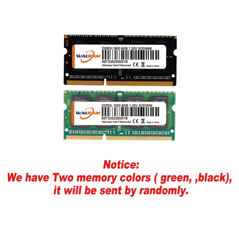 WALRAM 2PCS Memoria Ram DDR3 8GB 1600MHz DDR4 2666MHZ 3200MHZ 2400MHZ