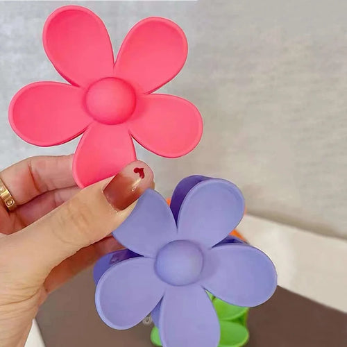 Large Flower Claw Clips For Women Fashion Hair Claw Hair Clamps Girls