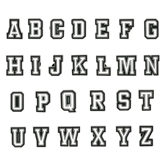 1pcs Unisex Letter for Croc Charm Women Decoration Pins Kids Clogs