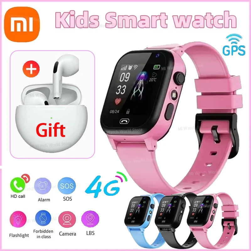 Xiaomi Kids 4G Smart Watch SOS GPS Location Video Call Sim Card Child