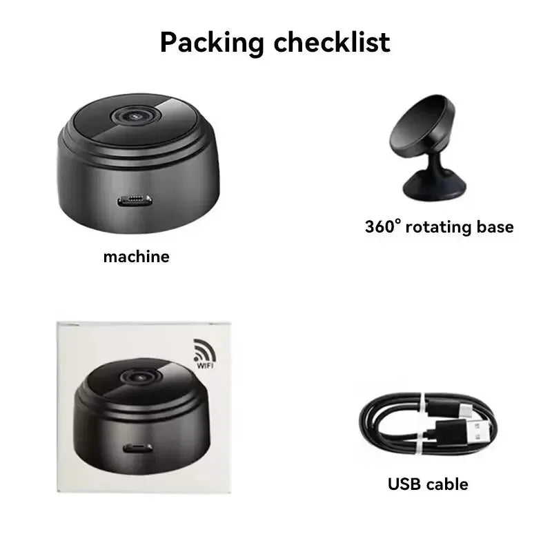New A9 Mini Camera WiFi Wireless Security Protection Remote Monitor
