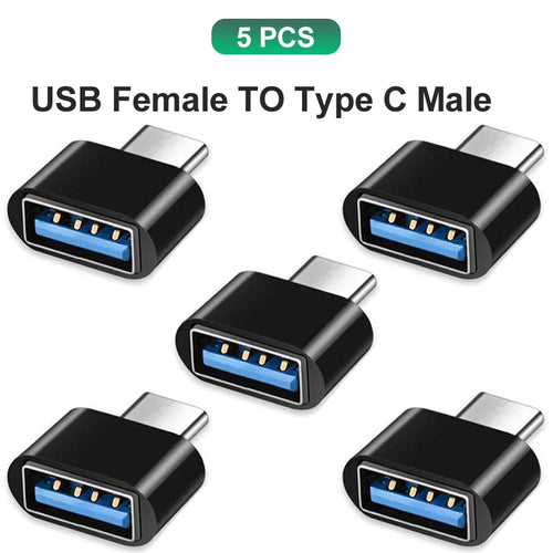 NNBILI Type C to USB Adapter 3.0 USB-C 3.1Male OTG A Female Data