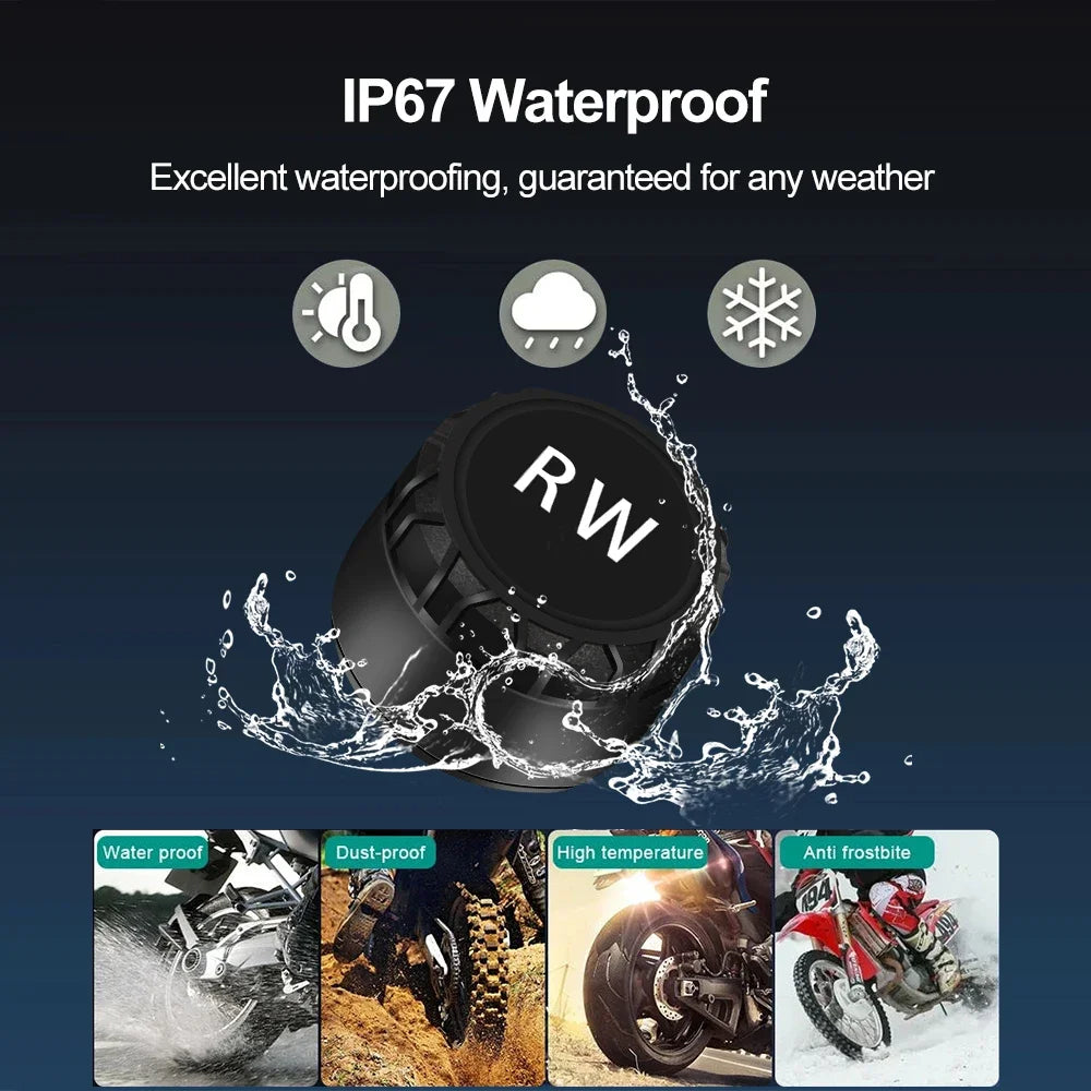 Car TPMS Tire Pressure Monitoring System Bluetooth 5.0 Mobile Phone