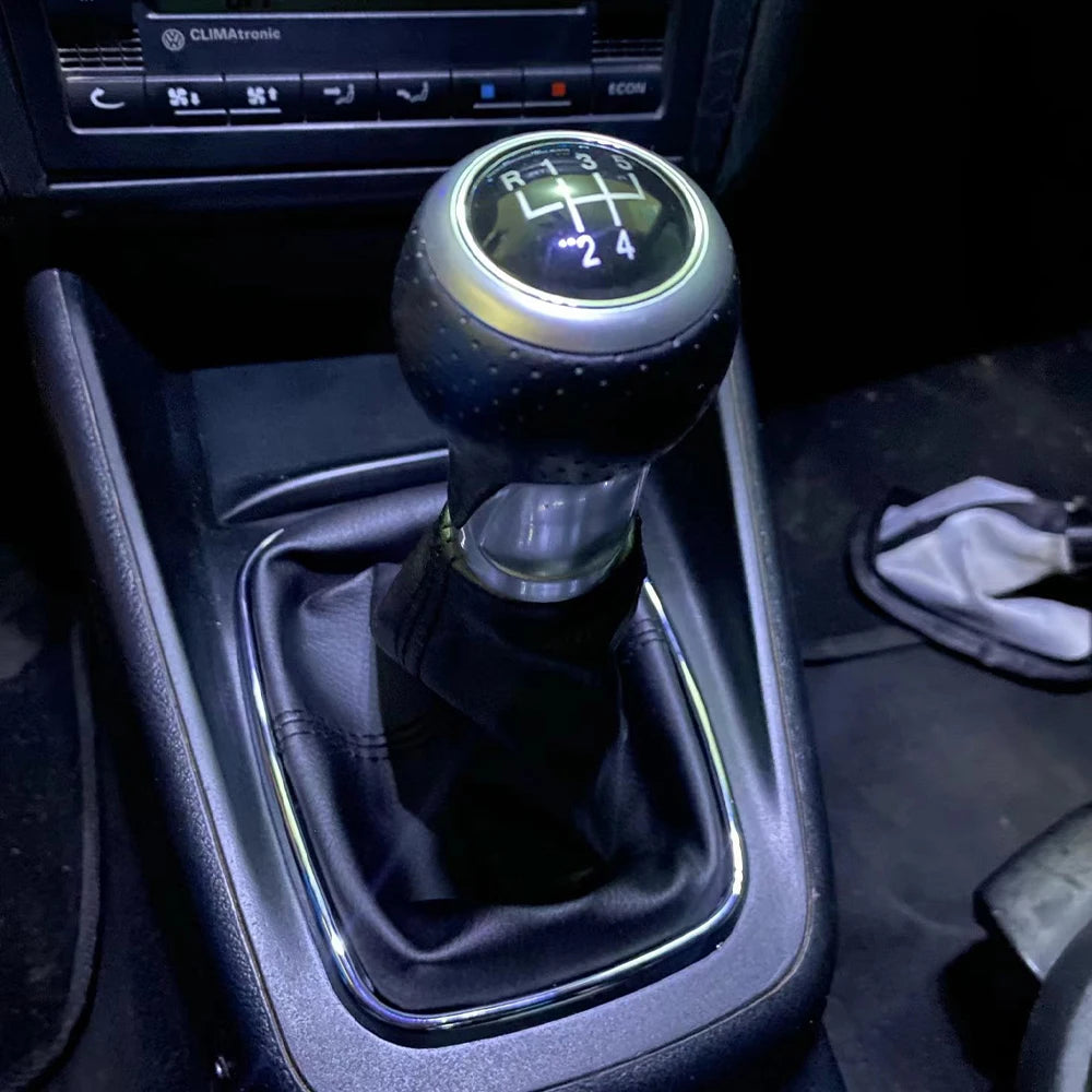 New Car 5/6 Speed 12mm Gear Shift Knob Lever Shifter Gaiter Boot for