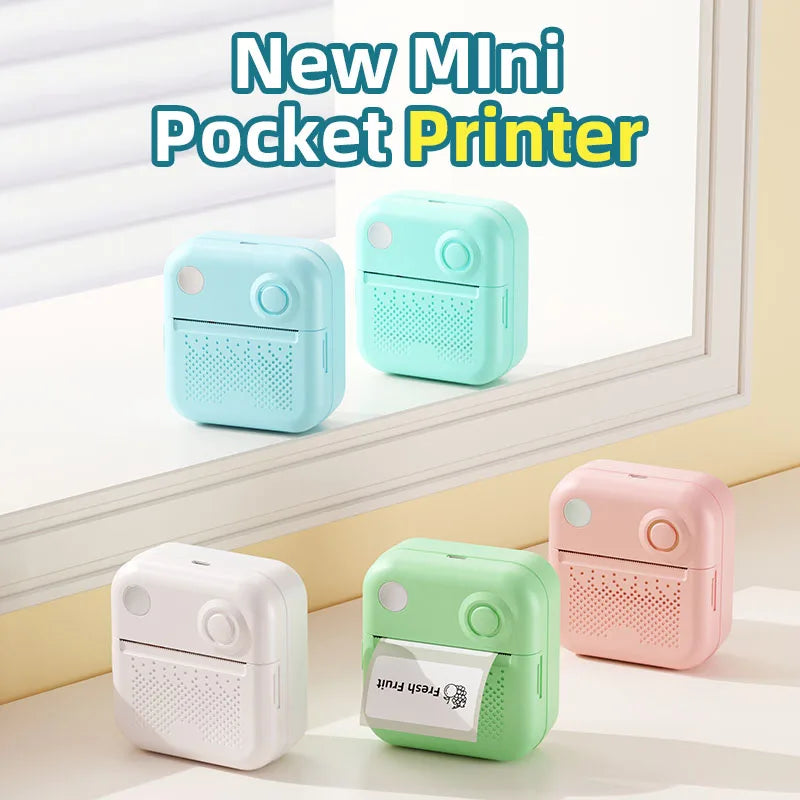 DOLEWA D3 Mini Portable Printer Android ios Bluetooth Stickers Thermal