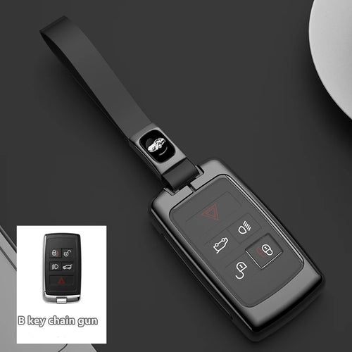Car Zinc Alloy TPU Key Case Cover Holder For Land Rover Range Rover