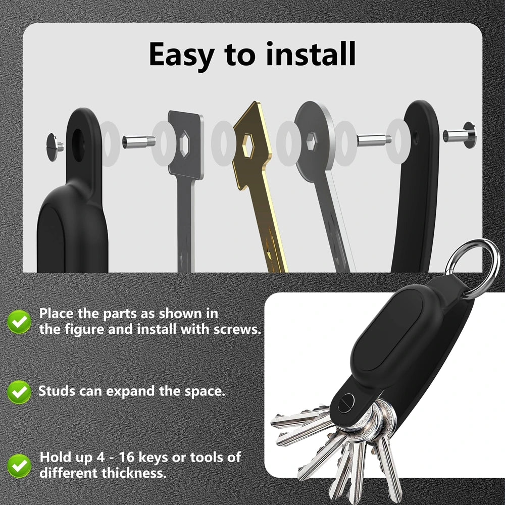 For Samsung Galaxy SmartTag 2 Locator Tracker Case Keychain